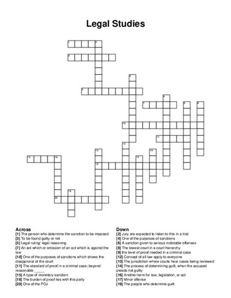 legal hold crossword clue